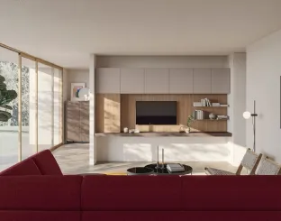 Parete Attrezzata sospesa Golf L01 di Colombini Casa