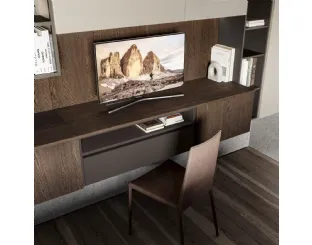 Parete Attrezzata Tablet Wood 03 di Creo