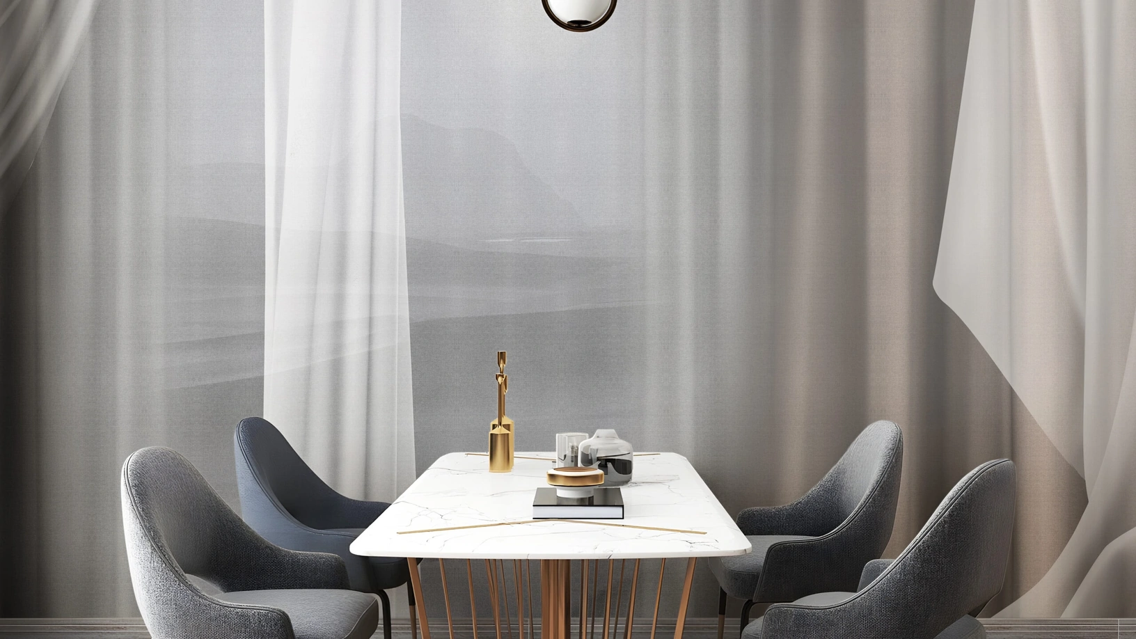 Carta da parati Besides The Present di Pintdecor