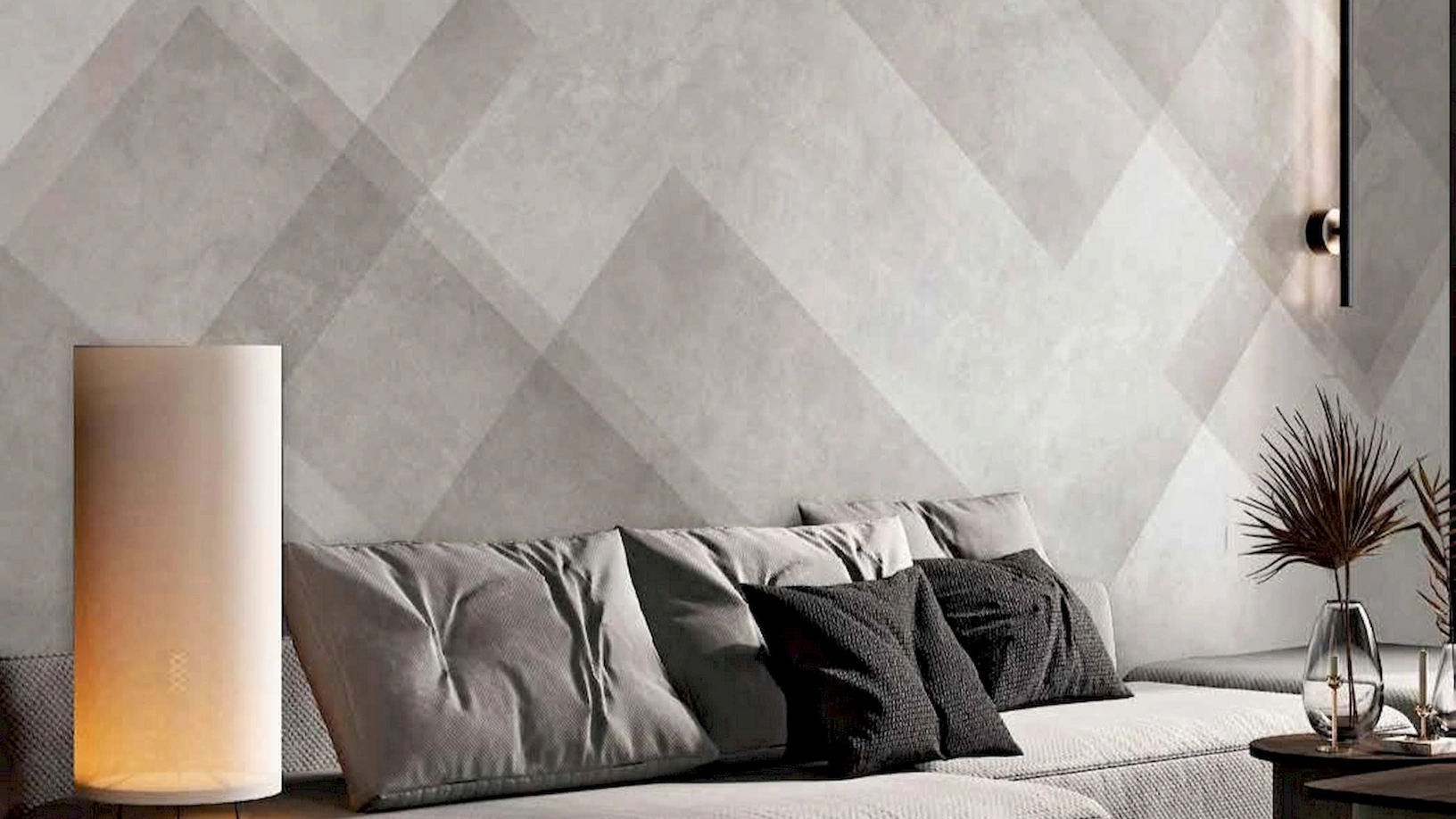 Carta da parati Black 3D di Pintdecor