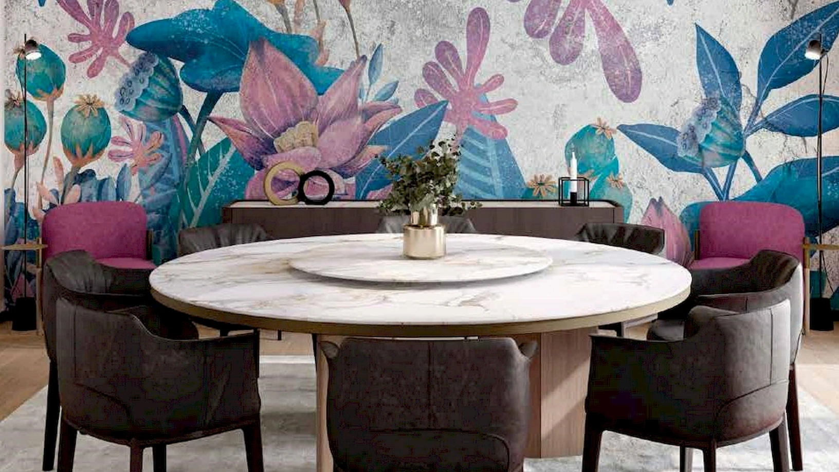 Carta da parati Chiacchierando Con Rousseau di Pintdecor