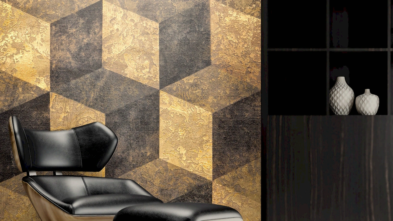 Carta da parati Cubes di Pintdecor