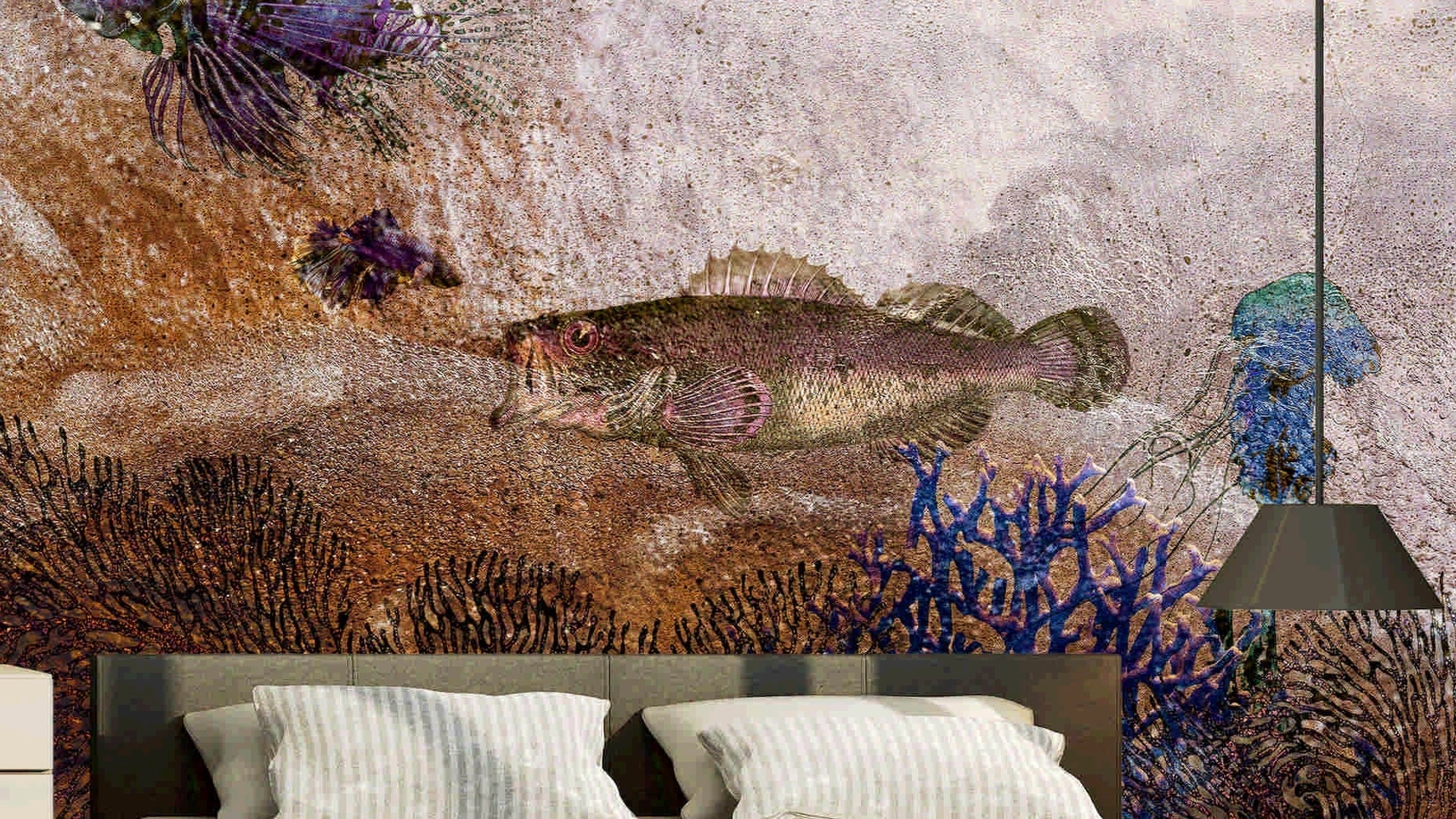 Carta da parati Deep Blue di Pintdecor