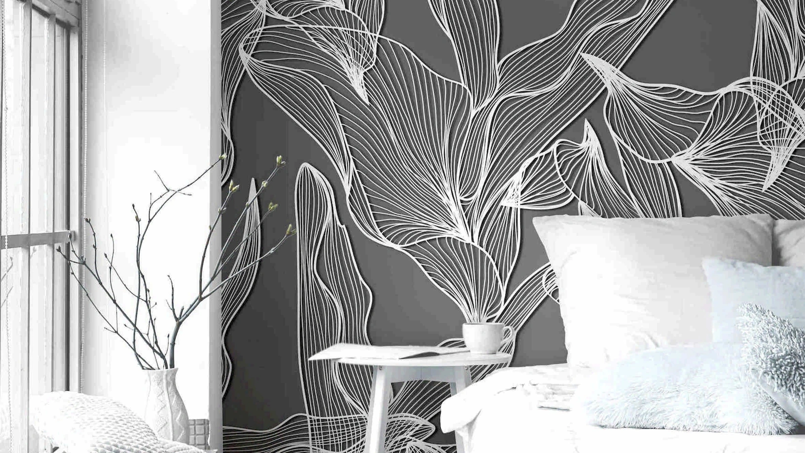 Carta da parati Falling Lines di Pintdecor