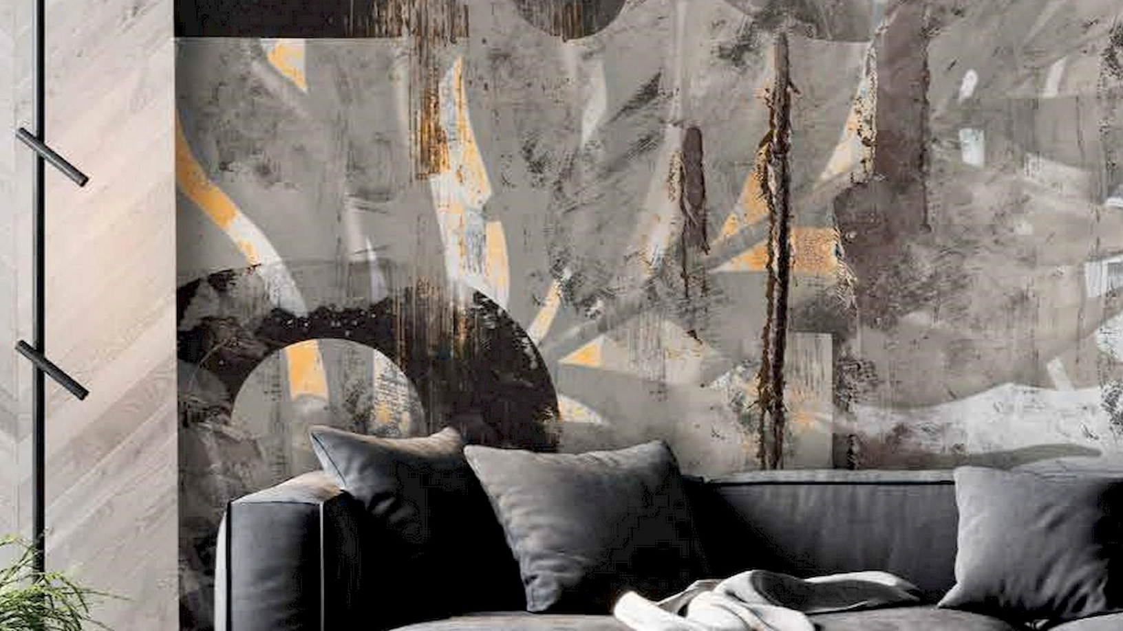 Carta da parati Foglie Al Vento di Pintdecor