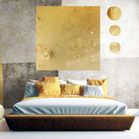 Carta da parati Geometric Gold di Pintdecor