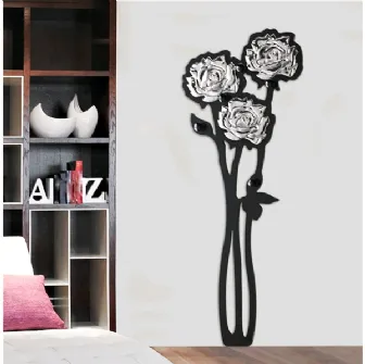 Appendiabito Appendirosa in metallo nero di Pintdecor