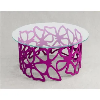 Tavolino Fly con vetro trasparente di Pintdecor