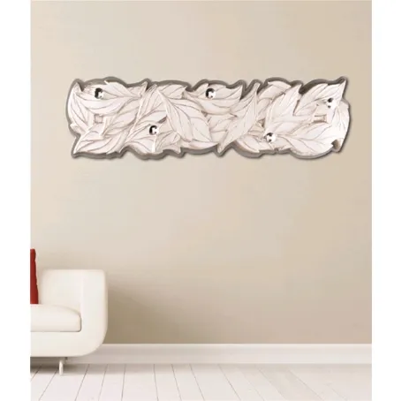 Appendiabito Foglie Preziose in metallo di Pintdecor