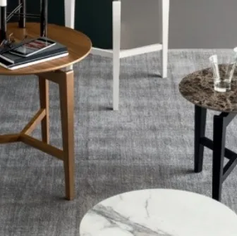Tavolino rotondo in legno Symbol di Calligaris