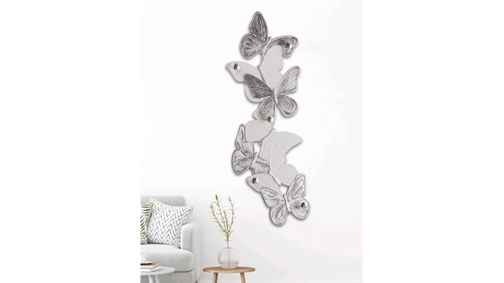 Appendiabito Volteggio Delicato con farfalle di Pintdecor