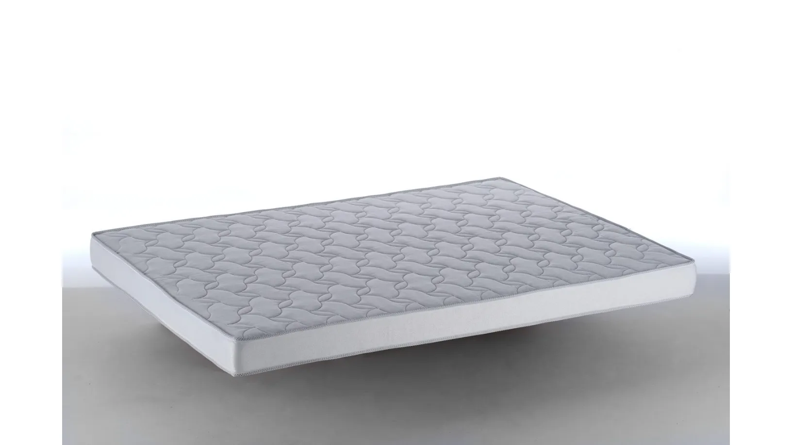 Materasso Comodo H13 in poliuretano con fodera con piano superiore trapuntato non sfoderabile di Family Bedding