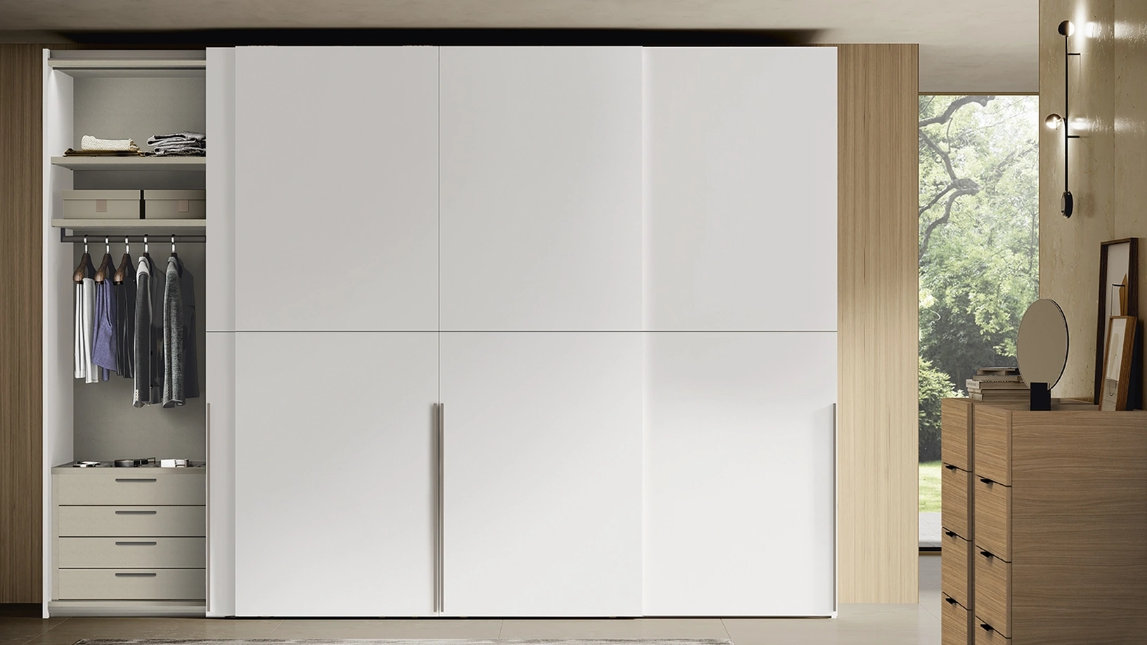 Armadio Concreta W18 Scorrevole di Colombini Casa