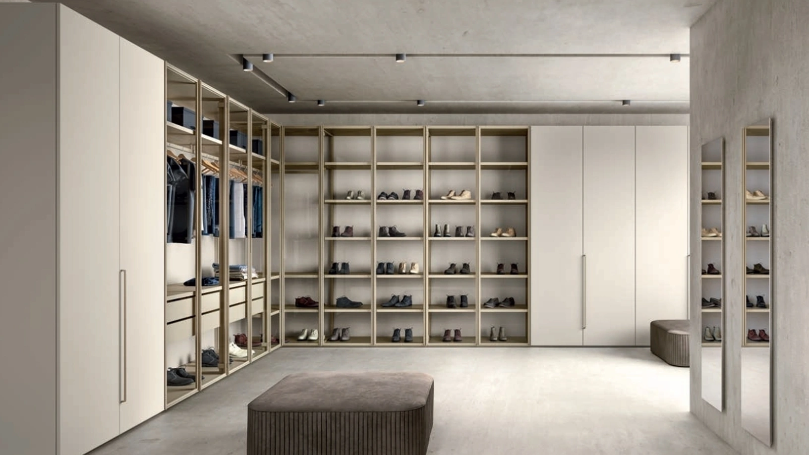 Cabina Armadio Opera GHC055-060 di Abitare Mobilstella