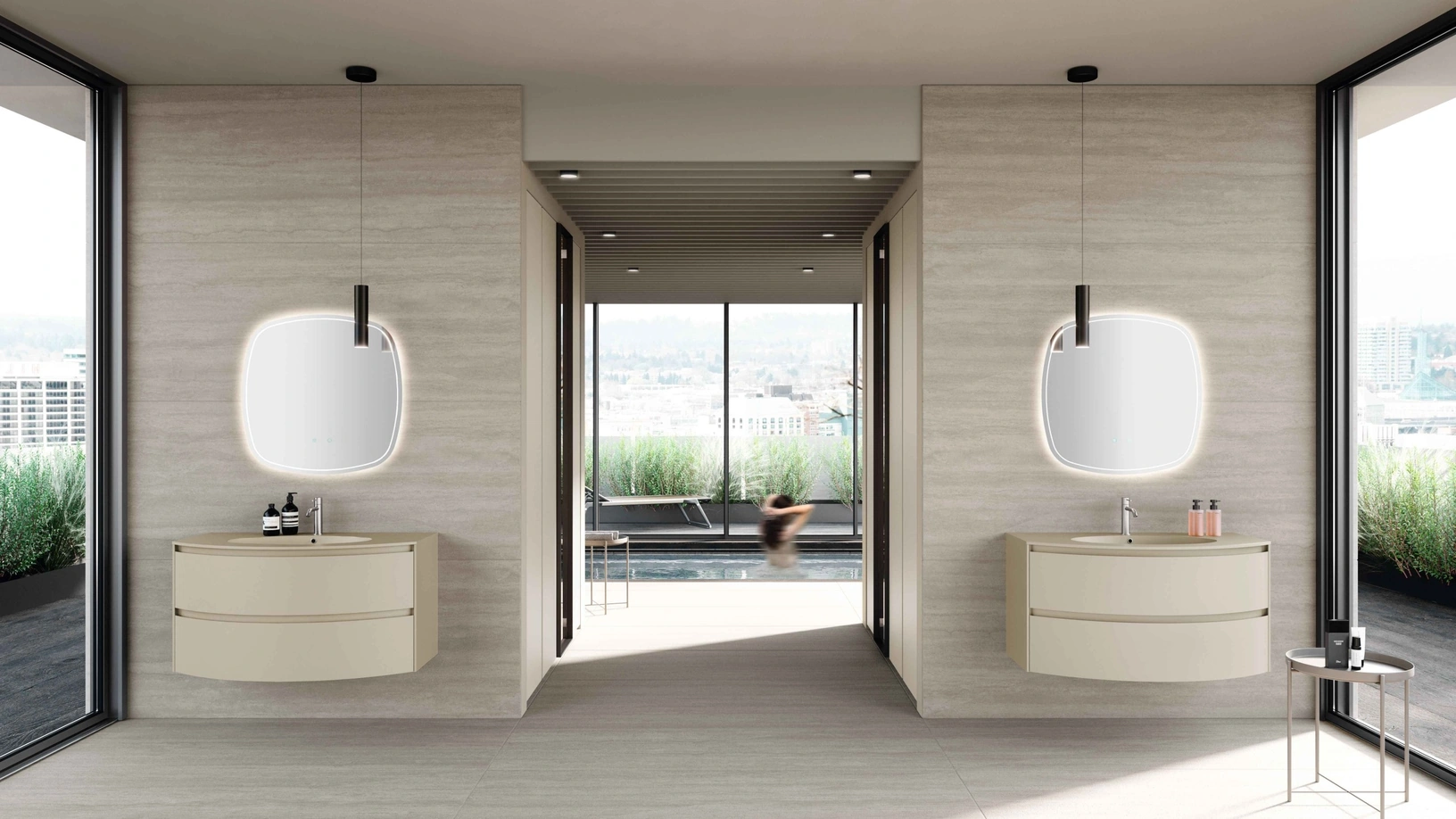 Mobile da Bagno sospeso M2 System 249 di Baxar