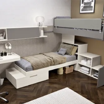 Cameretta 139 con letto scorrevole di Ferrimobili