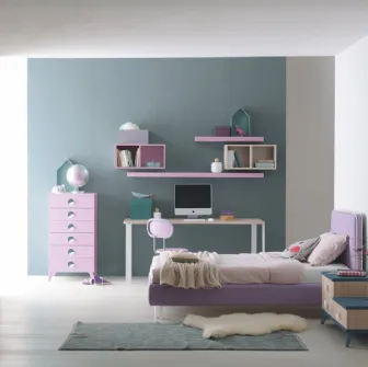 Cameretta componibile Golf C115 in melaminico di Colombini Casa