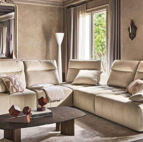 Divano angolare Equipe di Calligaris