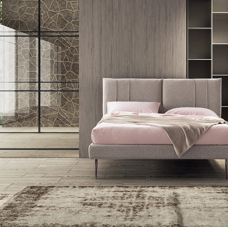 Letto imbottito Angela di Stilfar Italia