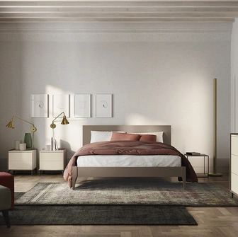 Letto matrimoniale Mushy di Colombini Casa