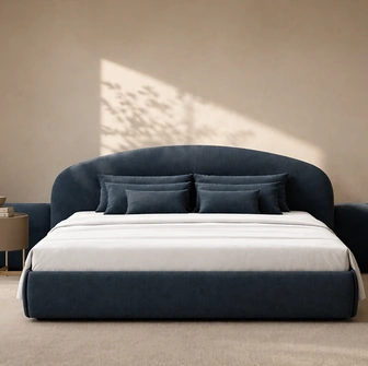 Letto imbottito Cove di Pianca