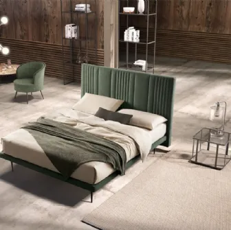 Letto matrimoniale trapuntato Matrix di Stilfar Italia