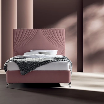 Letto con testiera Sipario di Stilfar Italia