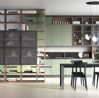Libreria divisoria Golf Infinity I102 in melaminico di Colombini Casa