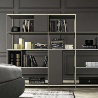 Libreria divisoria Gabbia GH5035 di Abitare Mobilstella