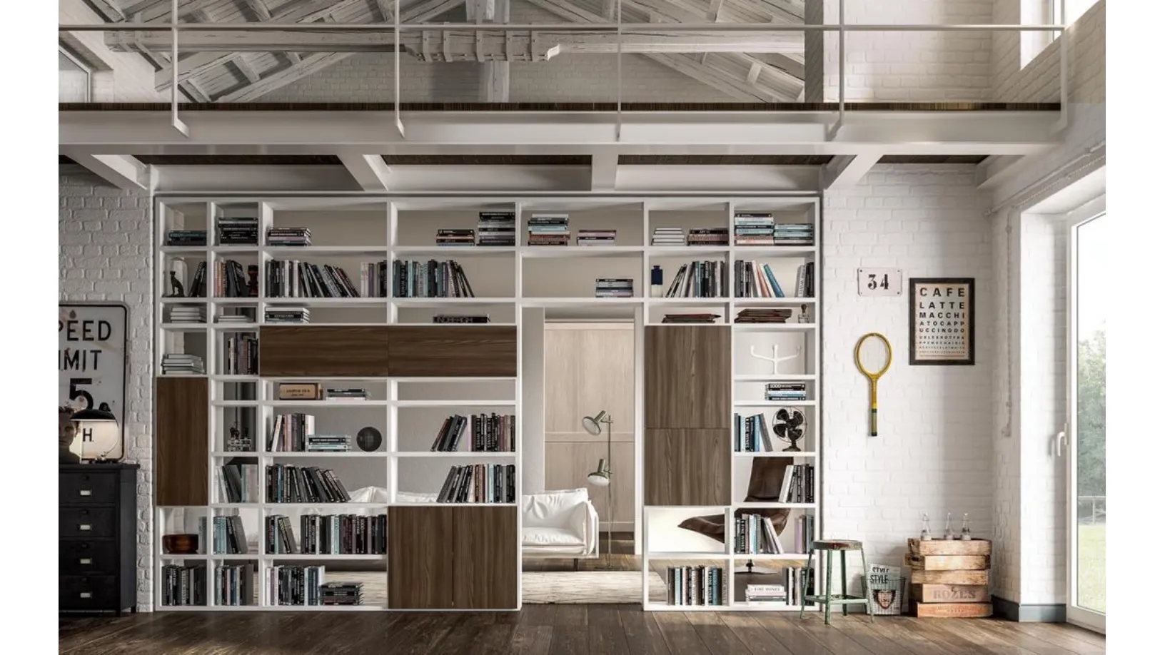 Libreria GF 5010 di Abitare Mobilstella