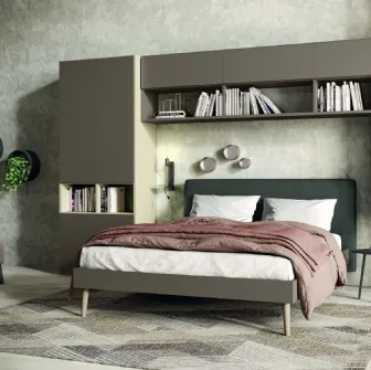 Libreria componibile a muro Golf Infinity I107 in melaminico di Colombini Casa