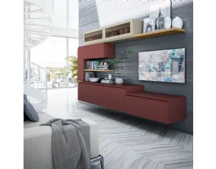 Parete Attrezzata sospesa Jey Feel 03 di Creo