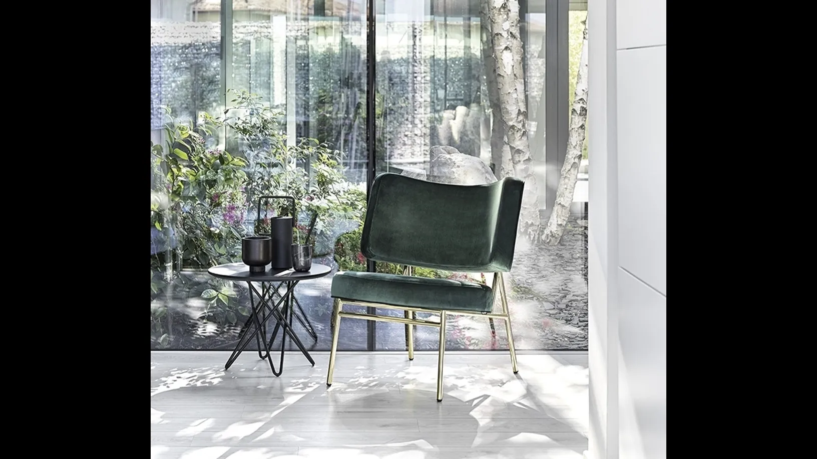 Poltroncina in tessuto Coco di Calligaris