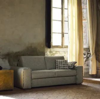 Divano letto lineare in tessuto Bob di Family Bedding
