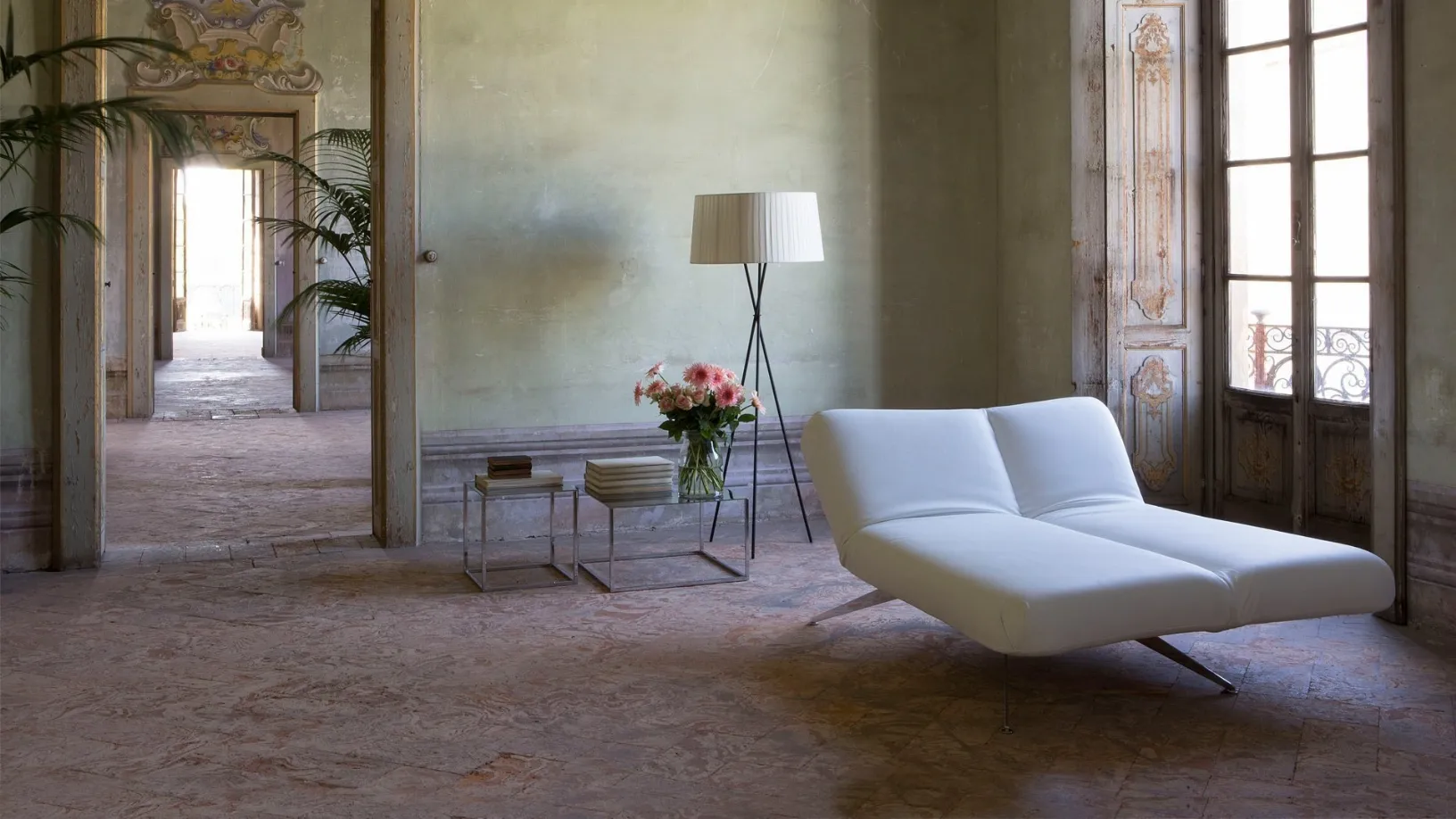 Divano trasformabile con schienale regolabile Butterfly di Family Bedding