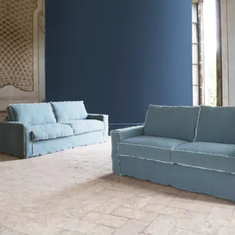 Divano lineare in tessuto Morgan Shabby di Family Bedding