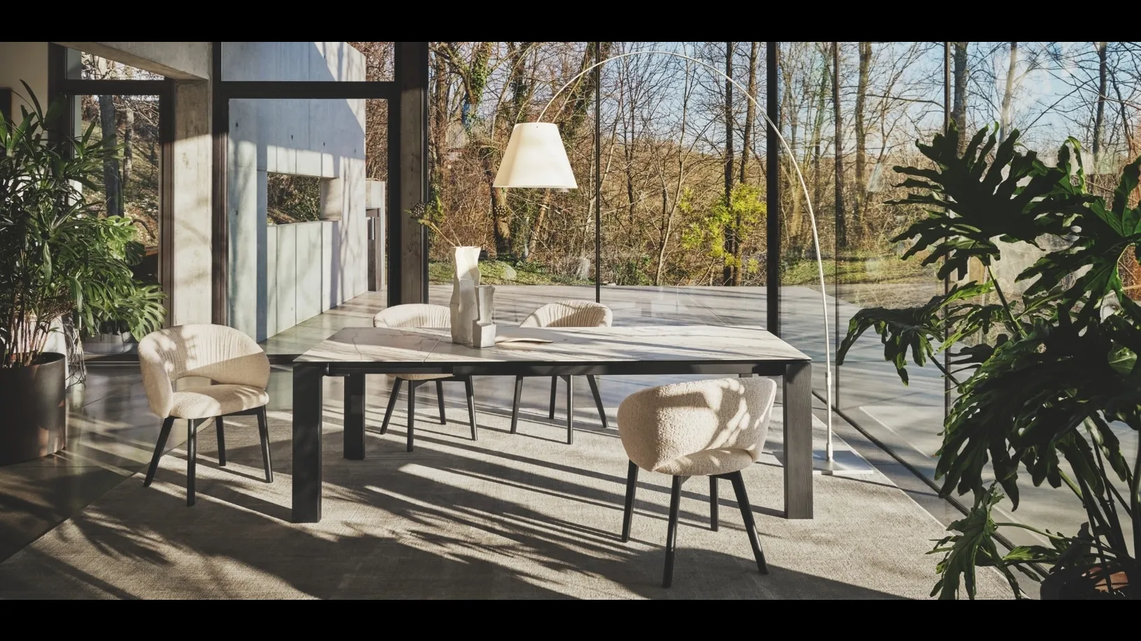 Sedia Anime in tessuto imbottito di Calligaris