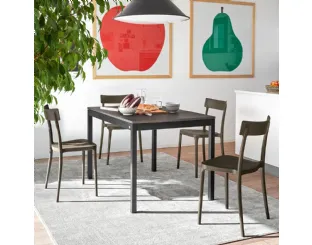 Sedia Argo dal design classico in polipropilene di Connubia