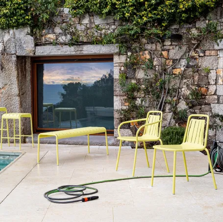 Sgabello in metallo Easy di Connubia