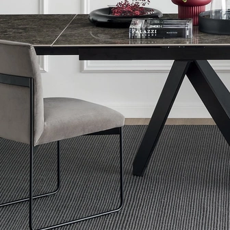 Sedia imbottita Gala di Calligaris
