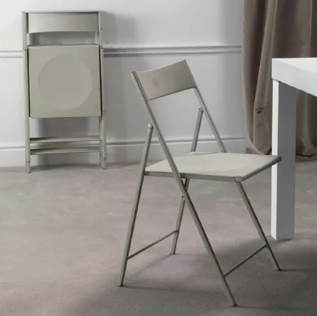 Sedia pieghevole Steel di La Seggiola
