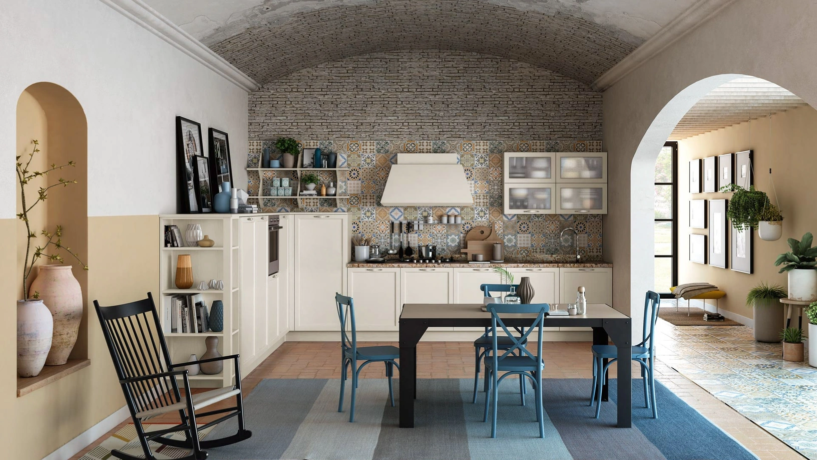 Cucina Classica Contempo ad angolo di Creo
