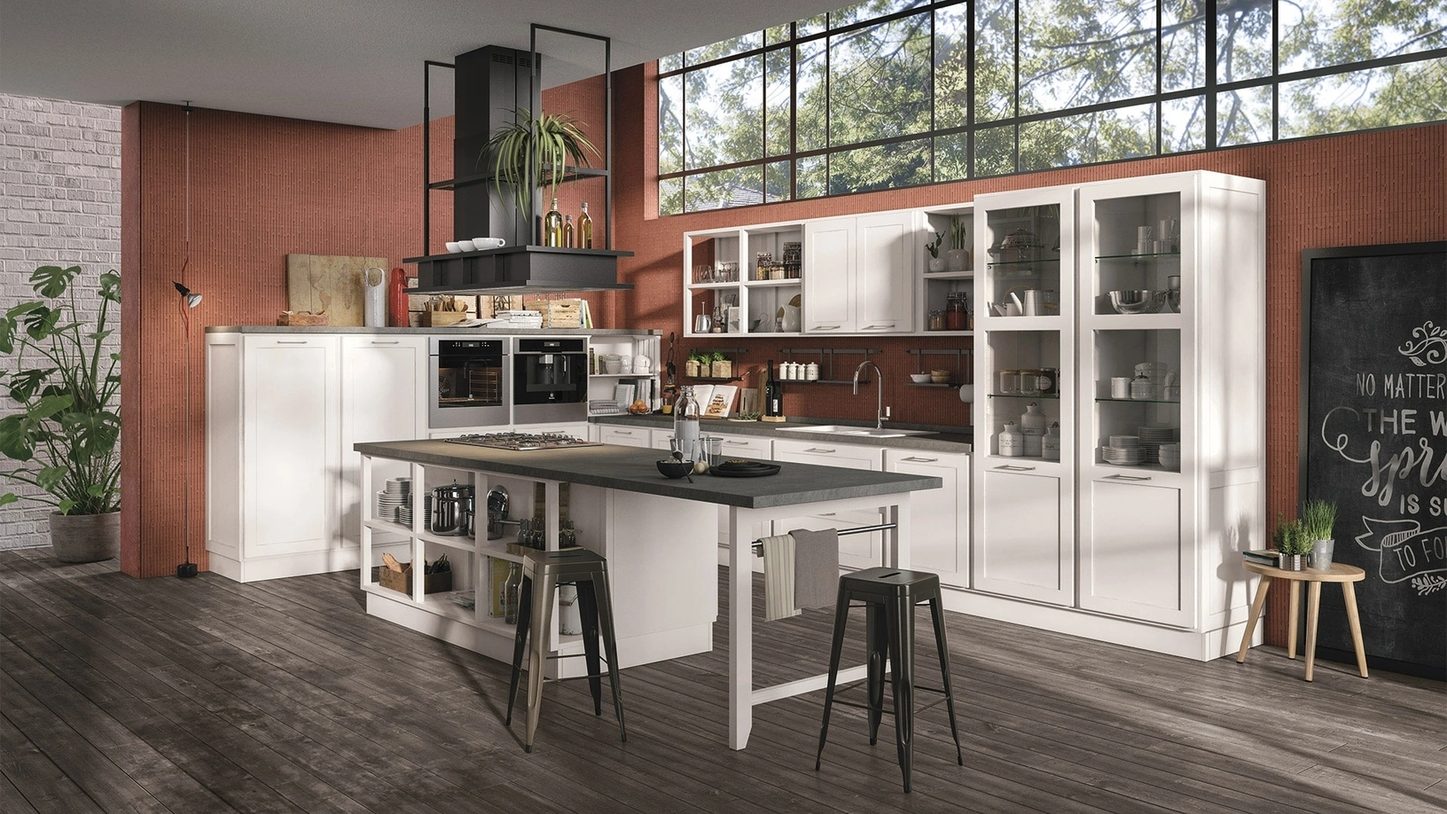 Cucina Classica con isola Provenza 01 di Lube