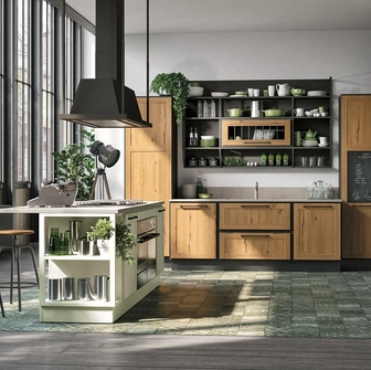 Cucina Classica con isola Provenza 03 di Lube