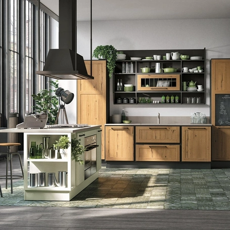 Cucina Classica con isola Provenza 03 di Lube