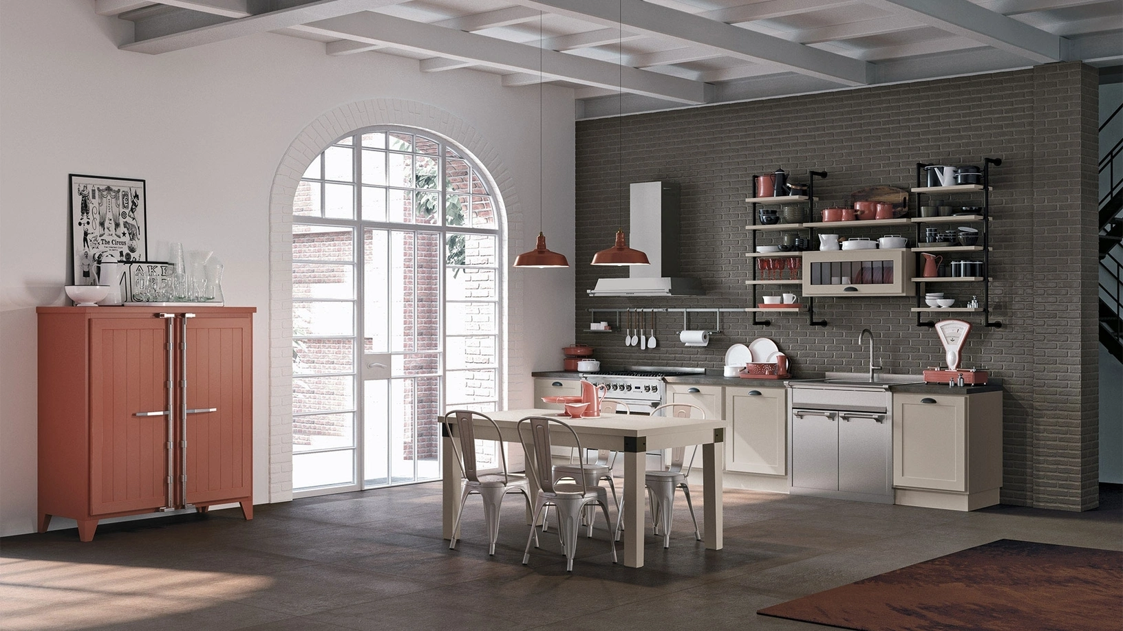 Cucina Classica lineare Provenza 06 di Lube