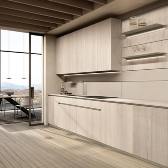 Cucina Moderna lineare Bera 08 di Lube