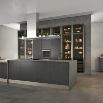 Cucina moderna Clover Clover 16 di Lube