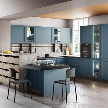 Cucina Moderna Contempo con penisola di Creo