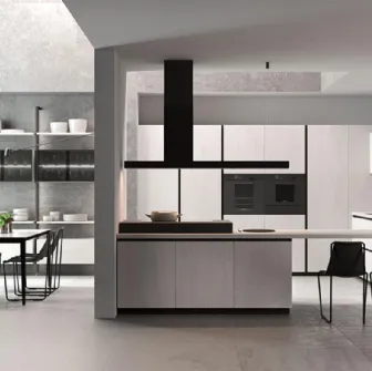 Cucina Moderna Immagina Wood 03 di Lube